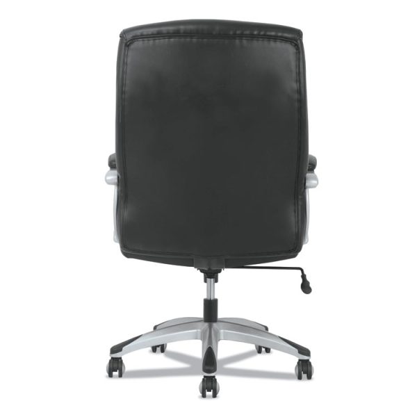 3-Forty-One Big And Tall Chair, Supports Up To 400 Lb, 19" To 22" Seat Height, Black Seat/back, Chrome Base - Image 6