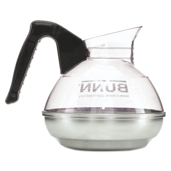 64 Oz. Easy Pour Decanter, Black Handle - Image 3