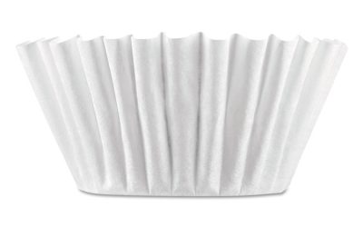 Coffee Filters, 8 To 12 Cup Size, Flat Bottom, 100/pack, 12 Packs/carton