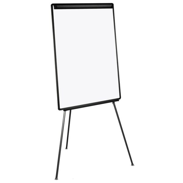Basic Tripod Melamine Presentation Easel, 22.5 x 42, White/Black - Image 4