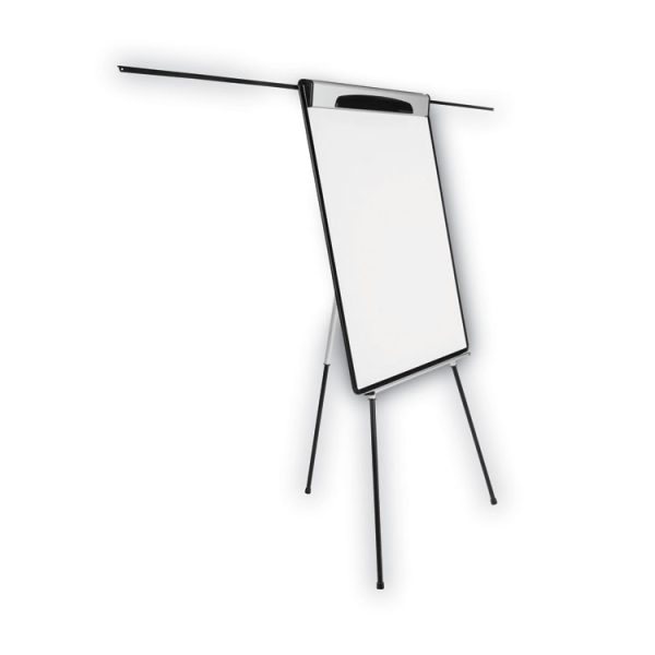 Magnetic Gold Ultra Dry Erase Tripod Easel with Extension Arms, 32" to 72", Black/Silver - Image 7