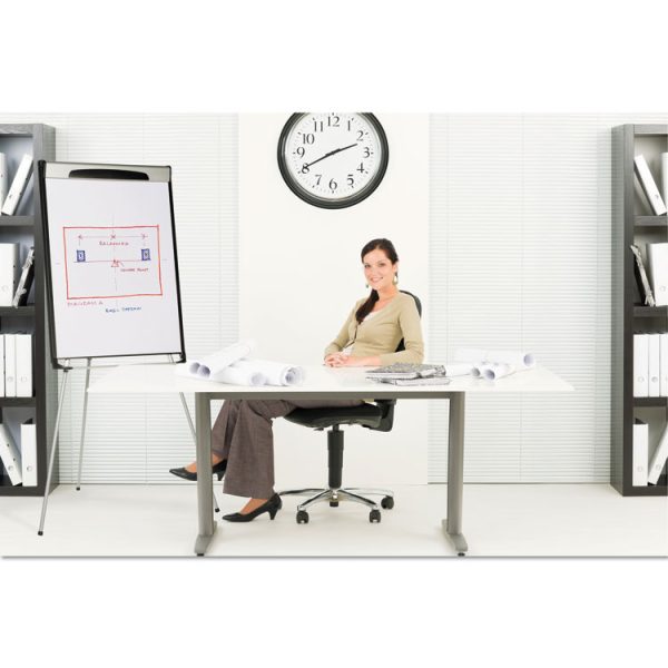 Tripod Extension Bar Magnetic Dry-Erase Easel, 39" To 72" High, Black/silver - Image 8
