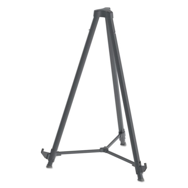 Quantum Heavy Duty Display Easel, 35.62" to 61.22" High, Plastic, Black - Image 2