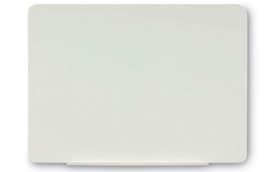 Magnetic Glass Dry Erase Board, 36 x 24, Opaque White Surface