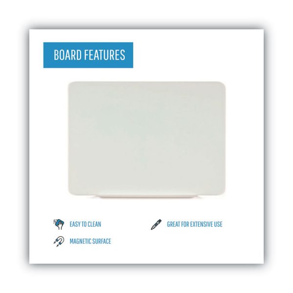 Magnetic Glass Dry Erase Board, 36 x 24, Opaque White Surface - Image 3