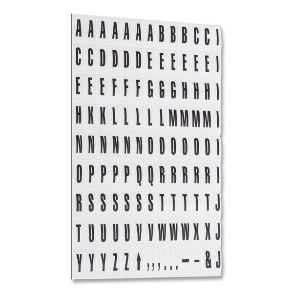 Interchangeable Magnetic Board Accessories, Letters, Black, 0,75"h - Image 2