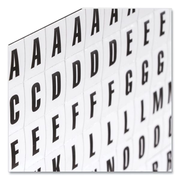Interchangeable Magnetic Board Accessories, Letters, Black, 0,75"h - Image 4