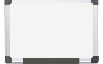 Value Melamine Dry Erase Board, 18 x 24, White Surface, Silver Aluminum Frame