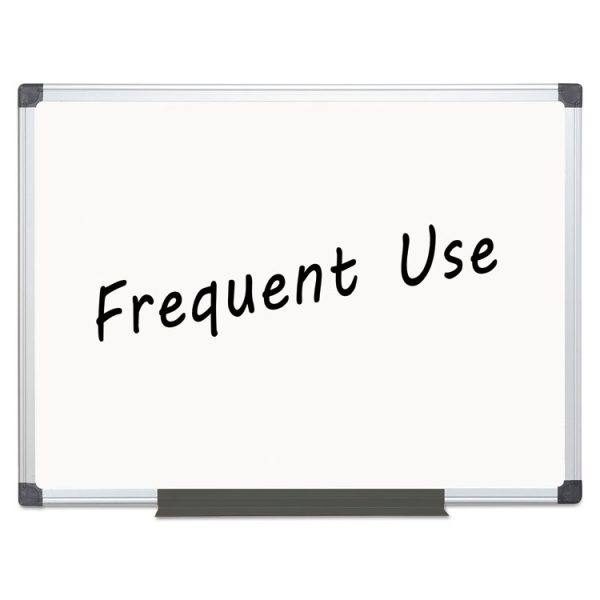 Value Lacquered Steel Magnetic Dry Erase Board, 48 x 36, White Surface, Silver Aluminum Frame - Image 2