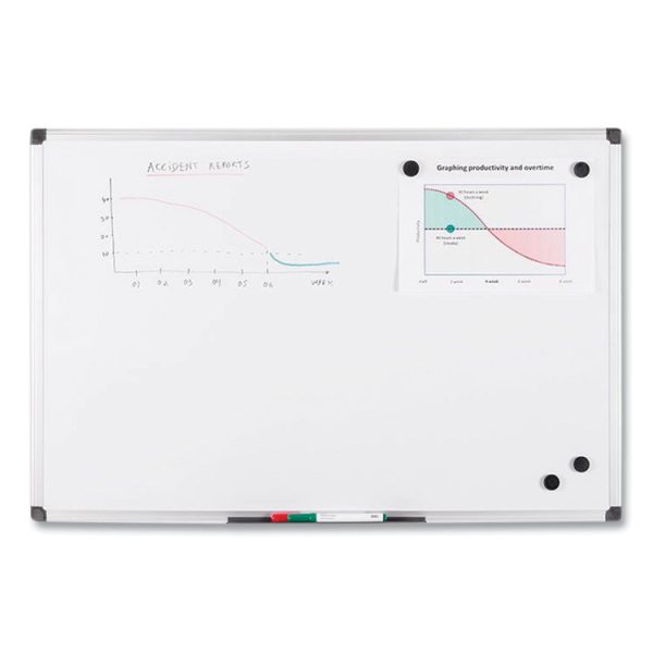 Value Lacquered Steel Magnetic Dry Erase Board, 96 x 48, White Surface, Silver Aluminum Frame - Image 8