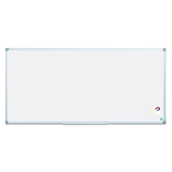 Earth Gold Ultra Magnetic Dry Erase Boards, 96 x 48, White Surface, Silver Aluminum Frame