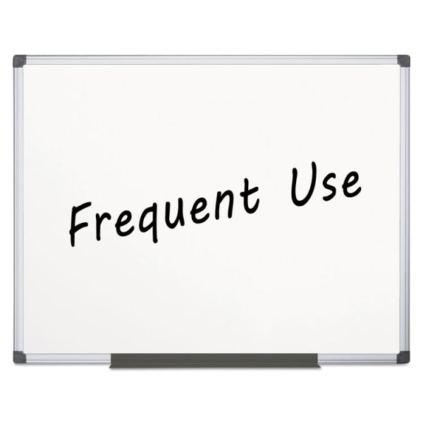 Value Lacquered Steel Magnetic Dry Erase Board, 72 x 48, White Surface, Silver Aluminum Frame - Image 2
