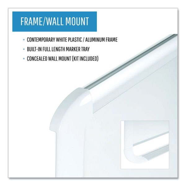 Gold Ultra Magnetic Dry Erase Boards, 48 x 36, White Surface, White Aluminum Frame - Image 4