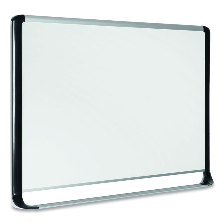 Pure Platinum Magnetic Dry Erase Board, 96 x 48, White Surface, Silver/Black Aluminum Frame - Image 8