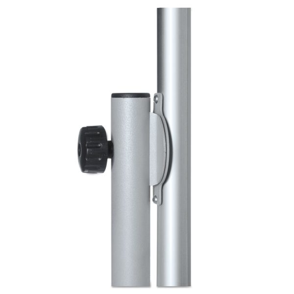 Revolver Easel, 70.8 x 47.2, 80" Tall Easel, Horizontal Orientation, White Surface, Silver Aluminum Frame - Image 5