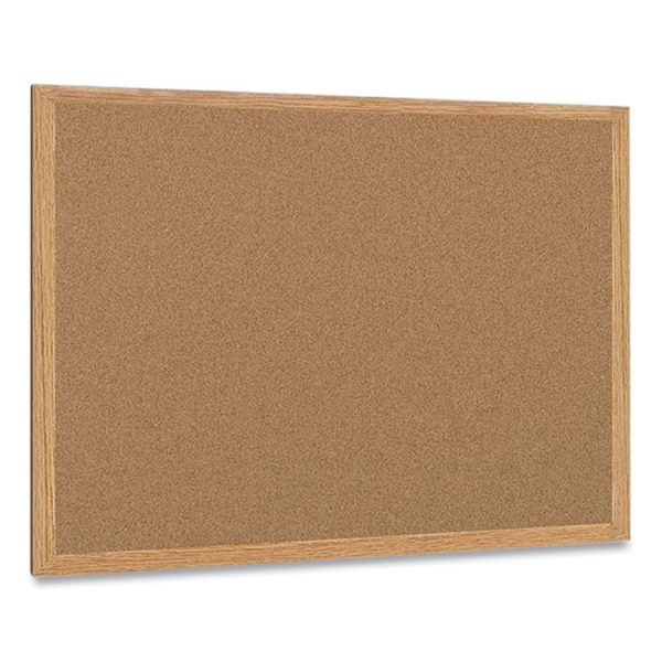 Earth Cork Board, 48 x 36, Tan Surface, Oak Wood Frame - Image 7