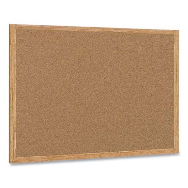 Earth Cork Board, 72 x 48, Tan Surface, Oak Wood Frame - Image 7