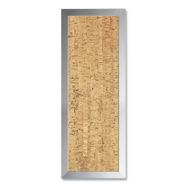 Positive Flow Metallic Silver Message Board Sets, (2) Bulletin, (2) Magnetic Dry Erase, Assorted Sizes, Silver Frames - Image 4