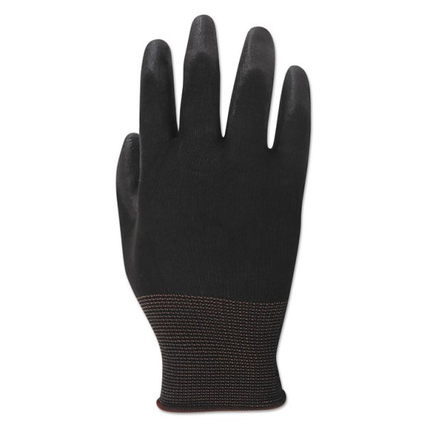 Palm Coated Cut-Resistant HPPE Glove, Salt and Pepper/Black, Size 8 (Medium), Dozen - Image 2