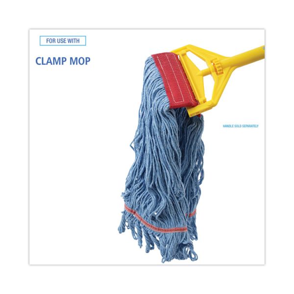 Pro Loop Web/tailband Mop Head, Blue, Large, 12/carton - Image 3