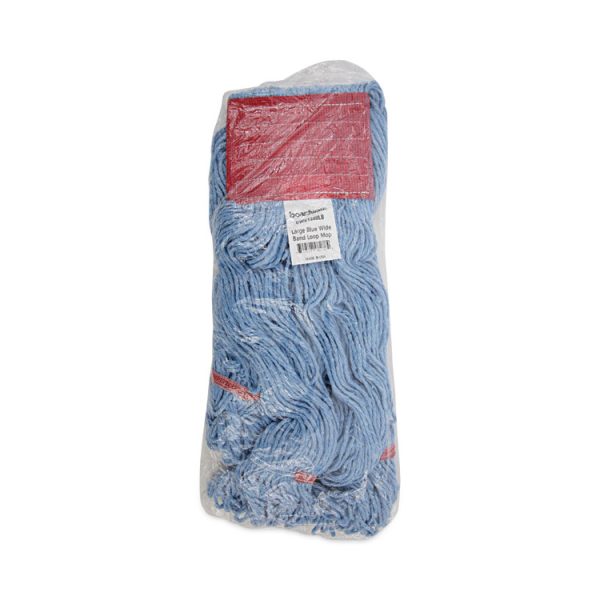 Pro Loop Web/tailband Mop Head, Blue, Large, 12/carton - Image 7