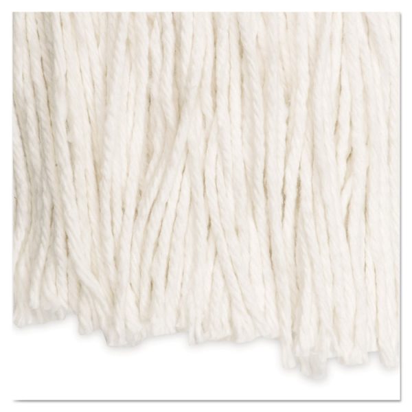 Cut-End Wet Mop Head, Rayon, No. 20, White, 12/carton - Image 8