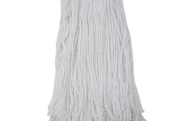 Cut-End Wet Mop Head, Rayon, No. 32, White, 12/carton
