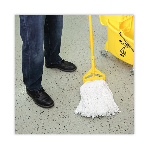 Premium Cut-End Wet Mop Heads, Rayon, 16oz, White, 12/carton - Image 5