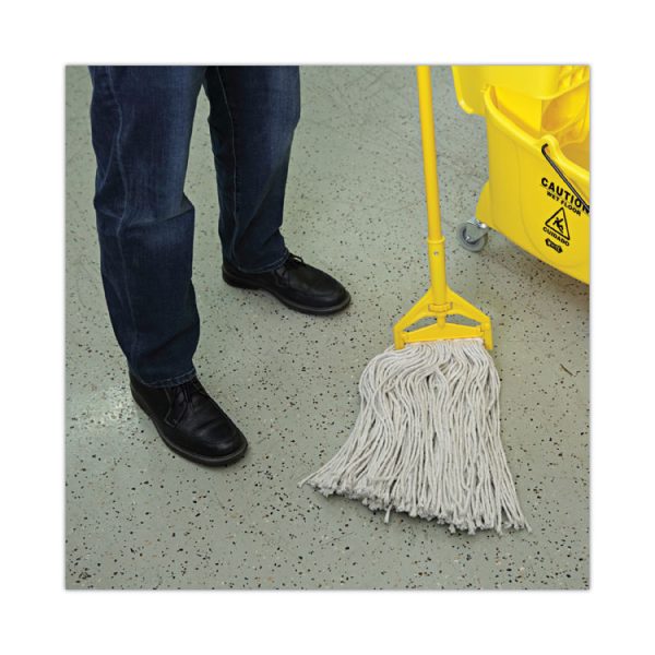 Premium Cut-End Wet Mop Heads, Cotton, 20oz, White, 12/carton - Image 5