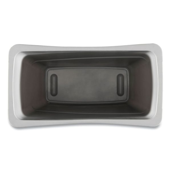 Slim Waste Container, 23 gal, Plastic, Gray - Image 6