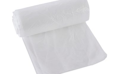 High-Density Can Liners, 10 gal, 6 mic, 24″ x 23″, Natural, 50 Bags/Roll, 20 Rolls/Carton