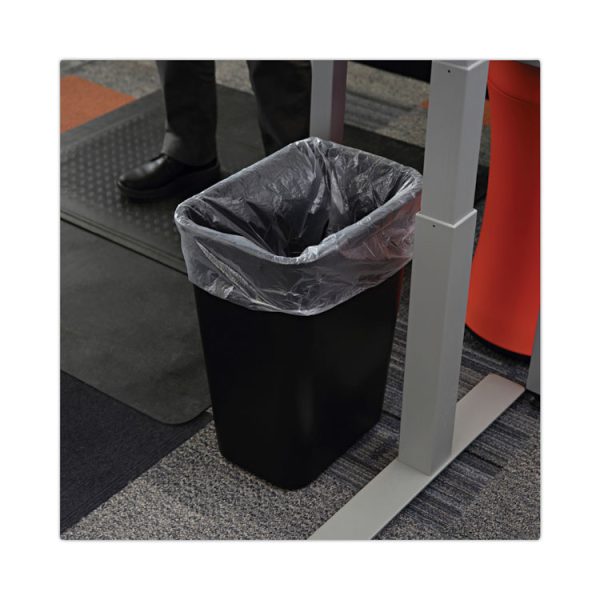 High-Density Can Liners, 16 gal, 6 mic, 24" x 33", Natural, 50 Bags/Roll, 20 Rolls/Carton - Image 5