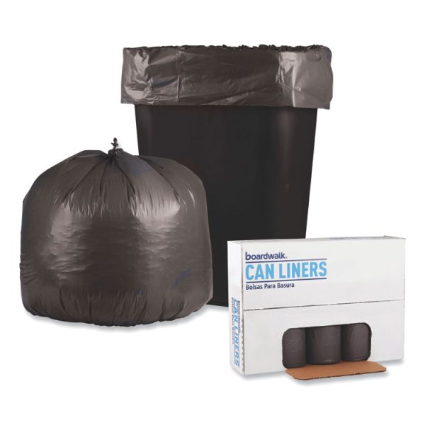 Low-Density Waste Can Liners, 30 gal, 0.95 mil, 30" x 36", Gray, 25 Bags/Roll, 4 Rolls/Carton - Image 4