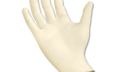 Powder-Free Synthetic Examination Vinyl Gloves, Small, Cream, 5 mil, 1,000/Carton