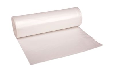 High-Density Can Liners, 33 gal, 14 mic, 33″ x 38″, Natural, 25 Bags/Roll, 10 Rolls/Carton
