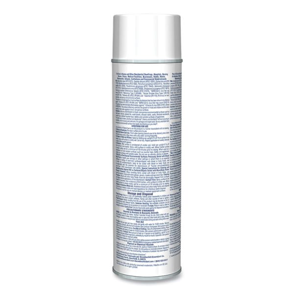 Foaming Disinfectant Germicidal Cleaner, Flowery Scent, 19 oz Aerosol Can, 12/Carton - Image 4