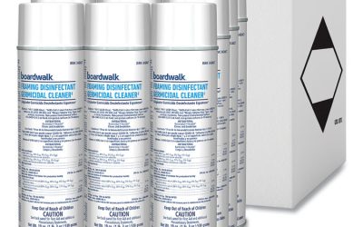 Foaming Disinfectant Germicidal Cleaner, Flowery Scent, 19 oz Aerosol Can, 12/Carton