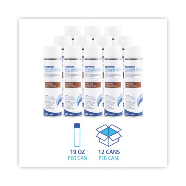 Furniture Polish, Lemon, 19 Oz Aerosol Spray, 12/carton - Image 6