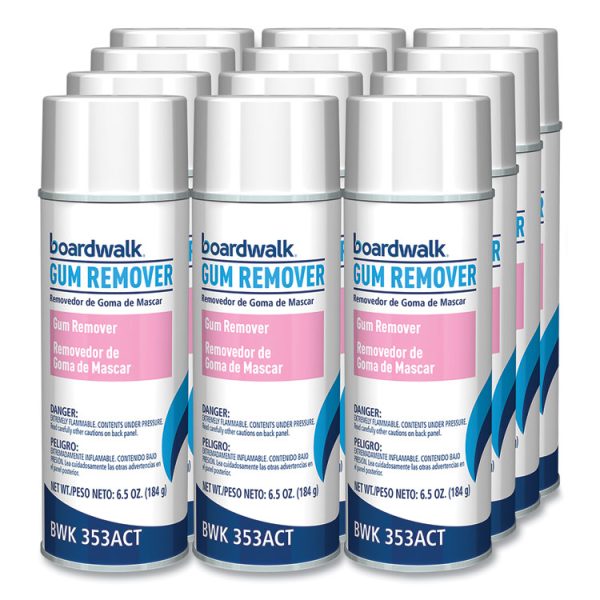 Chewing Gum and Candle Wax Remover, 6.5 oz Aerosol Spray, 12/Carton - Image 3