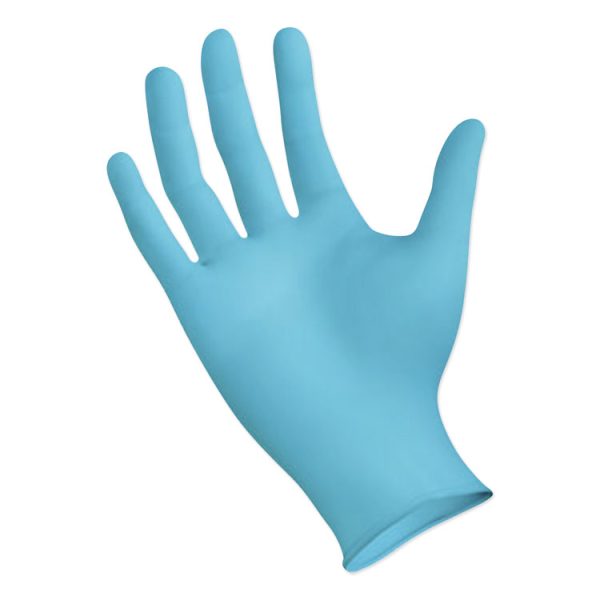 Disposable General-Purpose Nitrile Gloves, Large, Blue, 4 mil, 1,000/Carton - Image 2