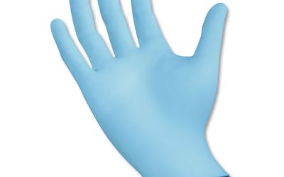 Disposable Examination Nitrile Gloves, X-Large, Blue, 5 mil, 1,000/Carton