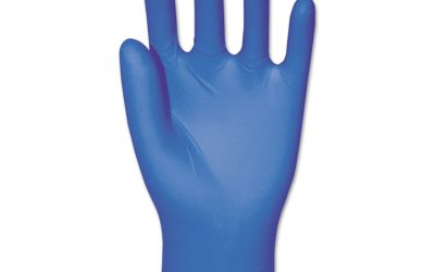 Disposable General-Purpose Powder-Free Nitrile Gloves, X-Large, Blue, 5 mil, 1,000/Carton