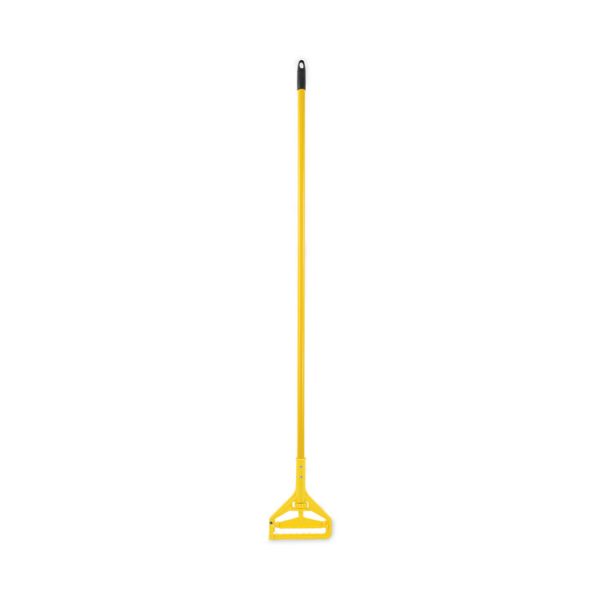 Looped End Mop Kit, Medium Blue Cotton/rayon/synthetic Head, 60" Yellow Metal/polypropylene Handle - Image 8