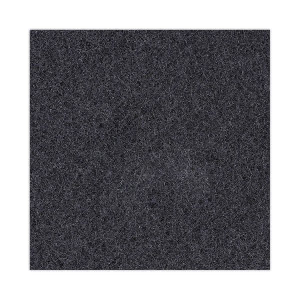 Stripping Floor Pads, 19" Diameter, Black, 5/carton - Image 6