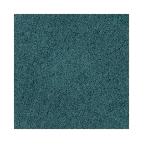 Heavy-Duty Scrubbing Floor Pads, 20" Diameter, Green, 5/carton - Image 6