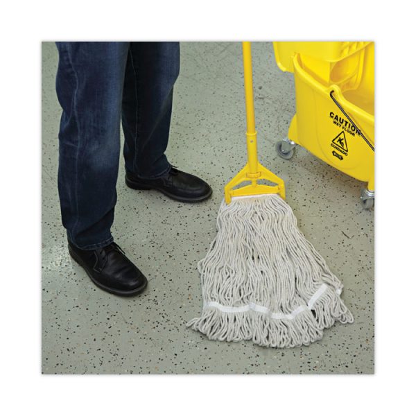 Mop Head, Loop Web/tailband, Value Standard, Cotton, No. 32, White, 12/carton - Image 5