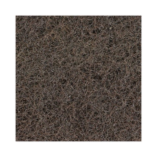 Heavy-Duty Scour Pad, 4.63 X 10, Brown, 20/carton - Image 7