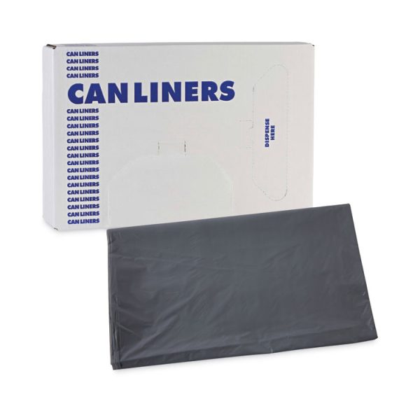 Linear Low Density Industrial Can Liners, 45 Gal, 1.1 Mil, 40 X 46, Gray, 100/carton - Image 7