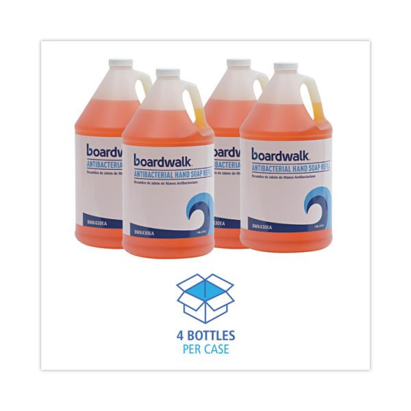Antibacterial Liquid Soap, Clean Scent, 1 gal Bottle, 4/Carton - Image 3