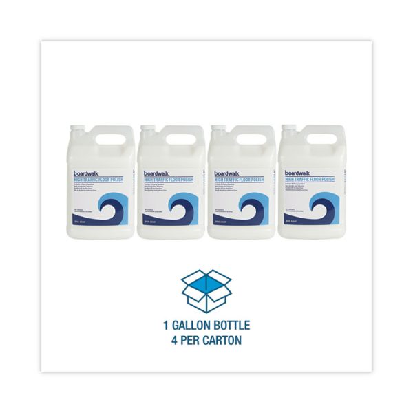 High Traffic Floor Polish, 1 Gal Bottle, 4/carton - Image 2